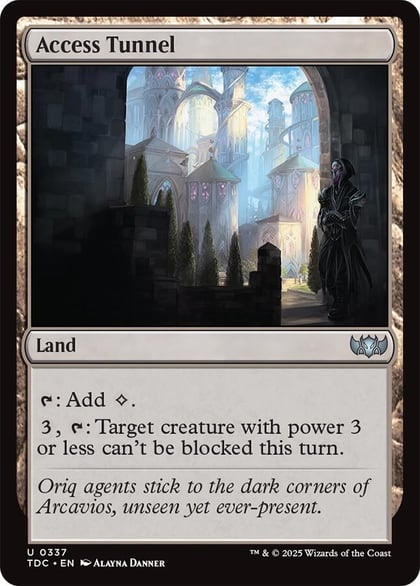 Access Tunnel, Commander: Tarkir: Dragonstorm 337