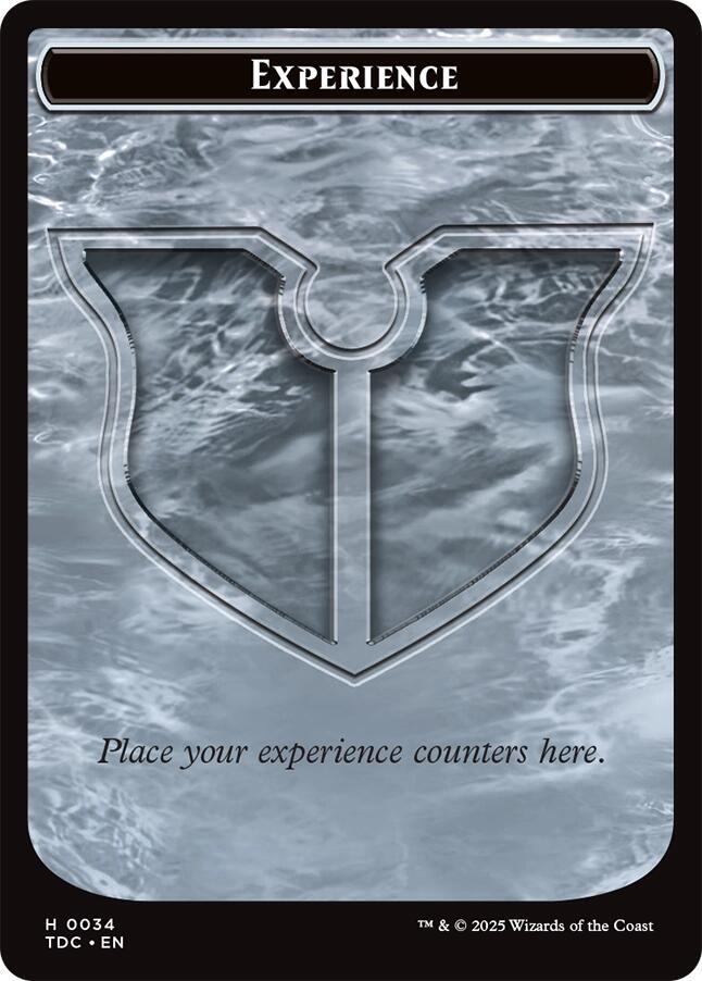 Experience // Treasure Double-Sided Token, Commander: Tarkir: Dragonstorm 34 // 16