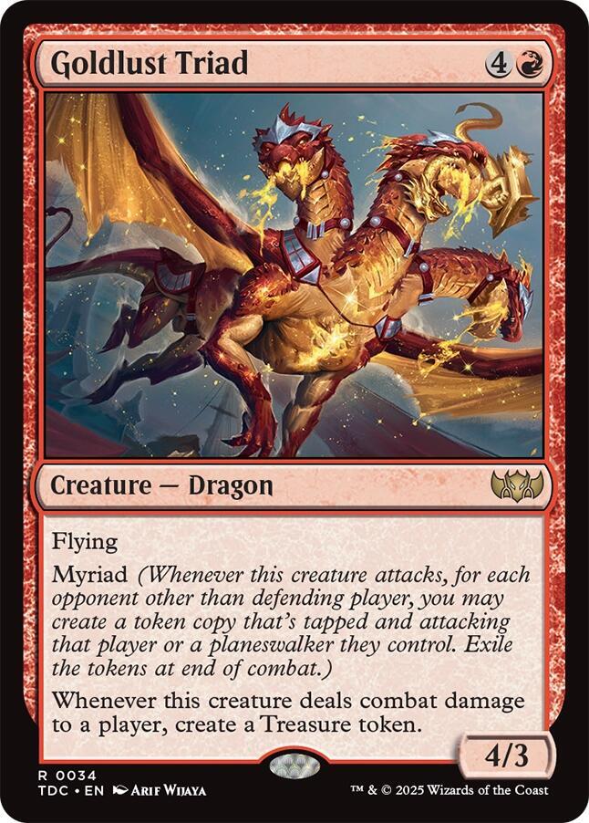 Goldlust Triad, Commander: Tarkir: Dragonstorm 34