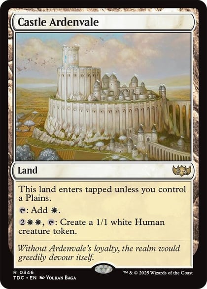 Castle Ardenvale, Commander: Tarkir: Dragonstorm 346