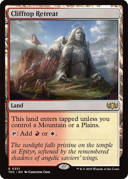 Clifftop Retreat, Commander: Tarkir: Dragonstorm 351
