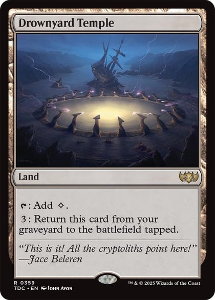 Drownyard Temple, Commander: Tarkir: Dragonstorm 359
