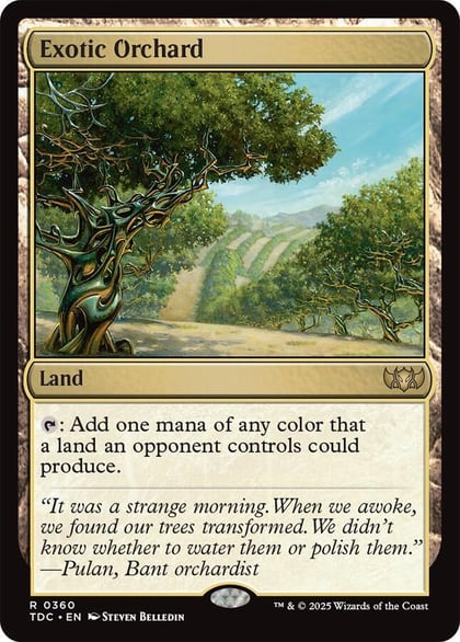 Exotic Orchard, Commander: Tarkir: Dragonstorm 360