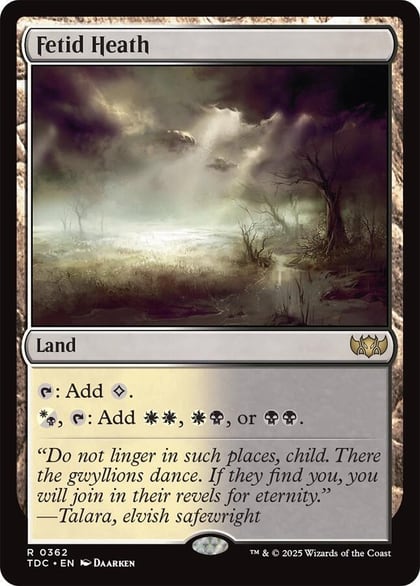 Fetid Heath, Commander: Tarkir: Dragonstorm 362