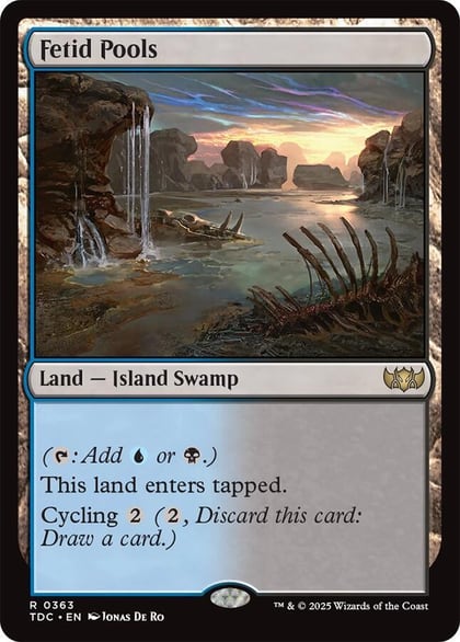 Fetid Pools, Commander: Tarkir: Dragonstorm 363