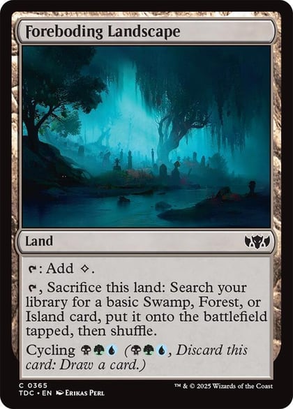 Foreboding Landscape, Commander: Tarkir: Dragonstorm 365