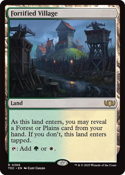 Fortified Village, Commander: Tarkir: Dragonstorm 366