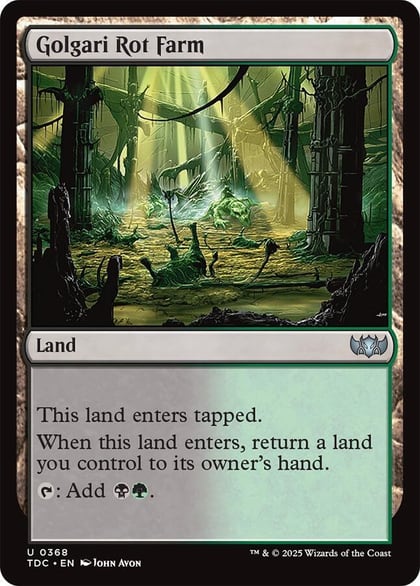 Golgari Rot Farm, Commander: Tarkir: Dragonstorm 368