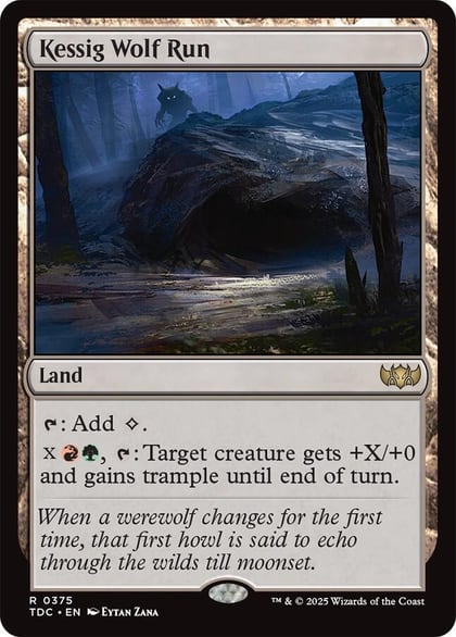 Kessig Wolf Run, Commander: Tarkir: Dragonstorm 375