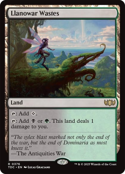 Llanowar Wastes, Commander: Tarkir: Dragonstorm 376