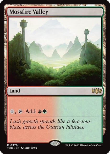 Mossfire Valley, Commander: Tarkir: Dragonstorm 378