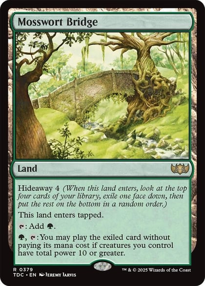Mosswort Bridge, Commander: Tarkir: Dragonstorm 379