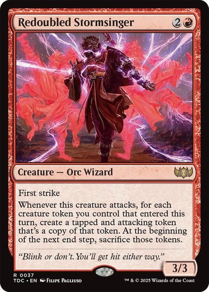 Redoubled Stormsinger, Commander: Tarkir: Dragonstorm 37