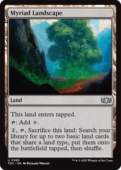 Myriad Landscape, Commander: Tarkir: Dragonstorm 380