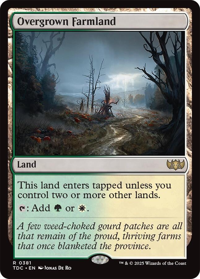 Overgrown Farmland, Commander: Tarkir: Dragonstorm 381