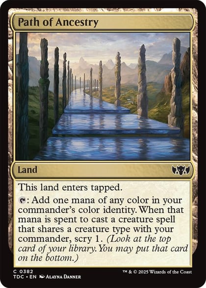 Path of Ancestry, Commander: Tarkir: Dragonstorm 382