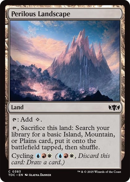 Perilous Landscape, Commander: Tarkir: Dragonstorm 383