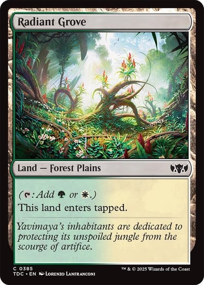 Radiant Grove, Commander: Tarkir: Dragonstorm 385