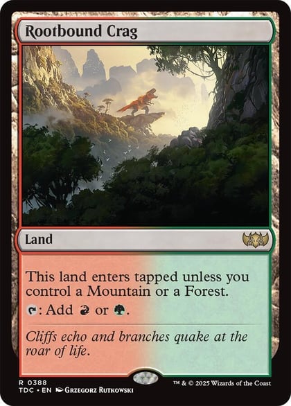 Rootbound Crag, Commander: Tarkir: Dragonstorm 388
