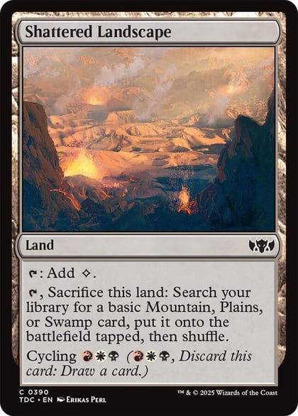 Shattered Landscape, Commander: Tarkir: Dragonstorm 390