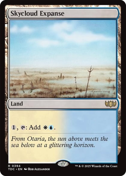 Skycloud Expanse, Commander: Tarkir: Dragonstorm 394