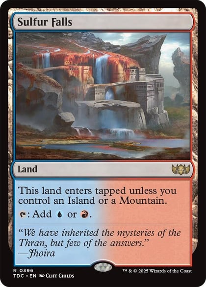 Sulfur Falls, Commander: Tarkir: Dragonstorm 396