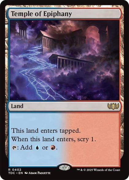 Temple of Epiphany, Commander: Tarkir: Dragonstorm 402