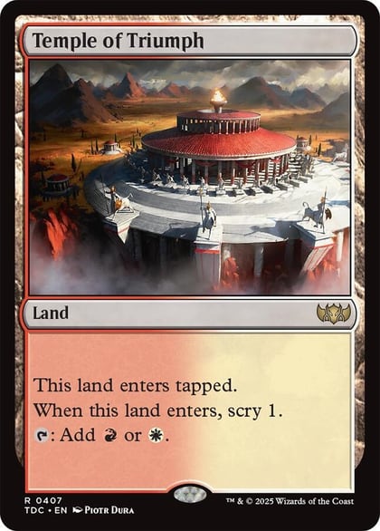 Temple of Triumph, Commander: Tarkir: Dragonstorm 407