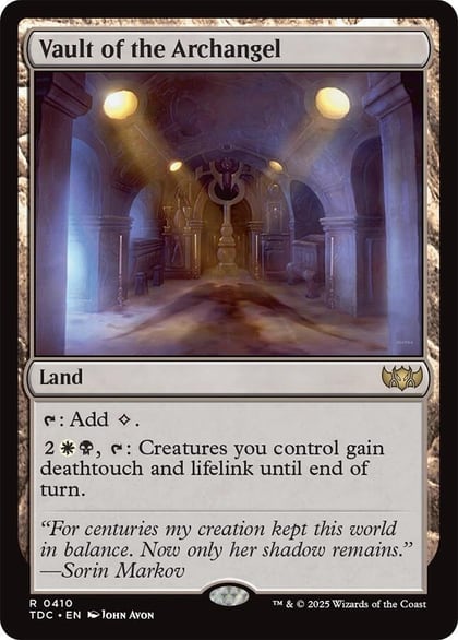 Vault of the Archangel, Commander: Tarkir: Dragonstorm 410