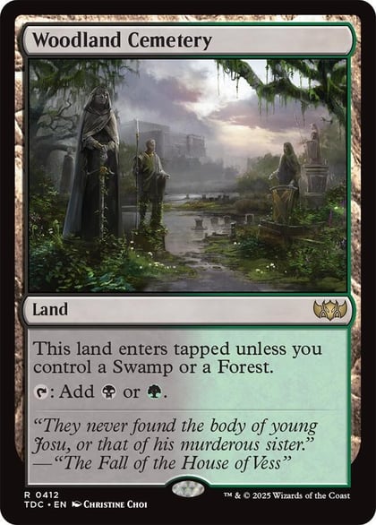 Woodland Cemetery, Commander: Tarkir: Dragonstorm 412