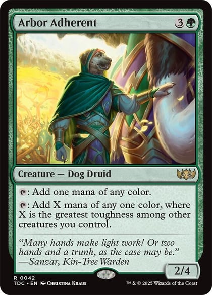 Arbor Adherent, Commander: Tarkir: Dragonstorm 42