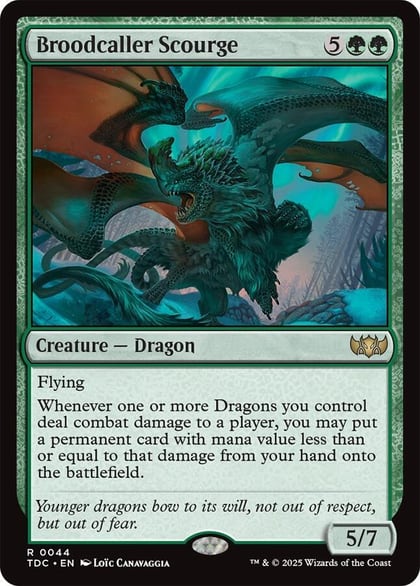 Broodcaller Scourge, Commander: Tarkir: Dragonstorm 44