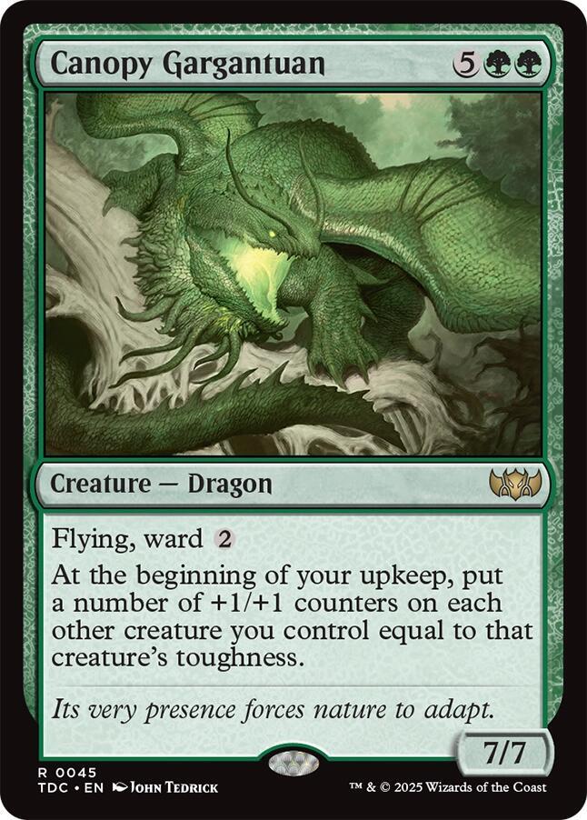 Canopy Gargantuan, Commander: Tarkir: Dragonstorm 45