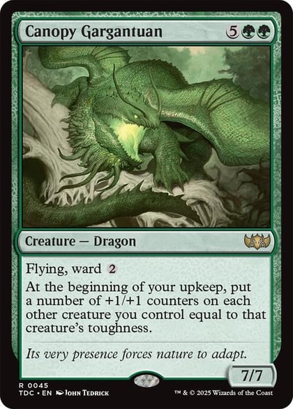 Canopy Gargantuan, Commander: Tarkir: Dragonstorm 45
