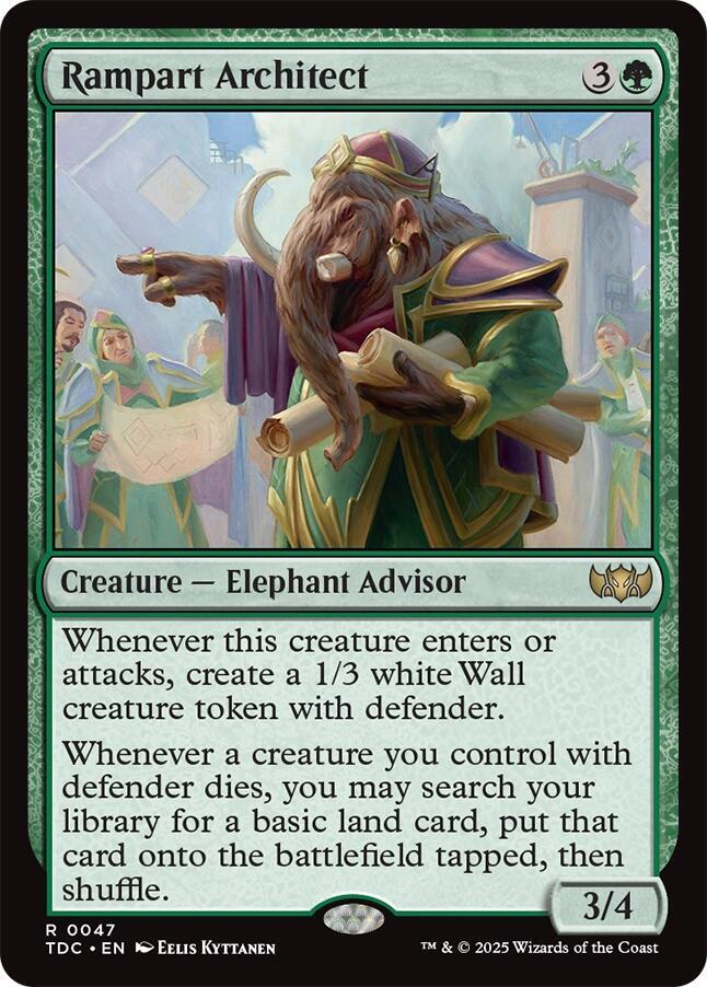 Rampart Architect, Commander: Tarkir: Dragonstorm 47
