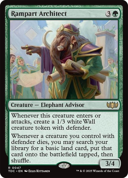 Rampart Architect, Commander: Tarkir: Dragonstorm 47