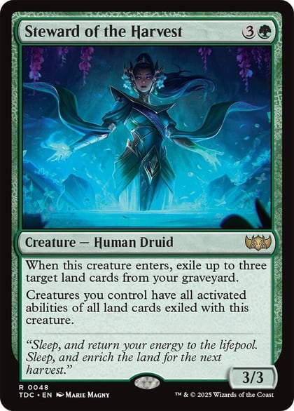 Steward of the Harvest, Commander: Tarkir: Dragonstorm 48