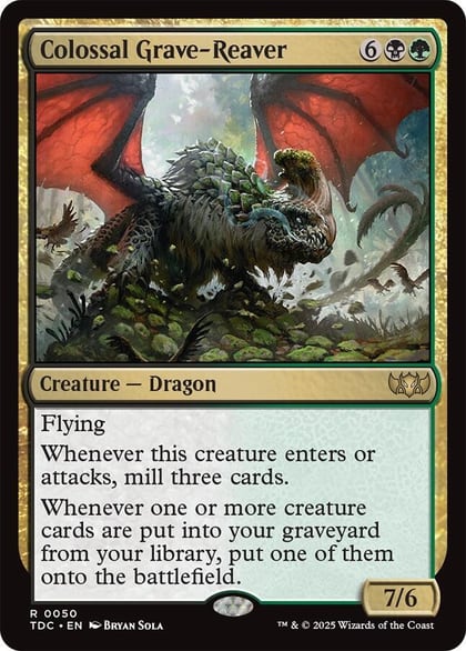 Colossal Grave-Reaver, Commander: Tarkir: Dragonstorm 50