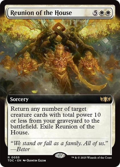 Reunion of the House (Extended Art), Commander: Tarkir: Dragonstorm 55
