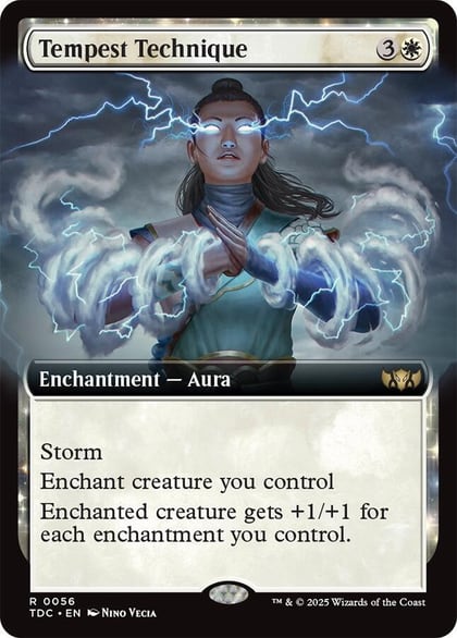 Tempest Technique (Extended Art), Commander: Tarkir: Dragonstorm 56