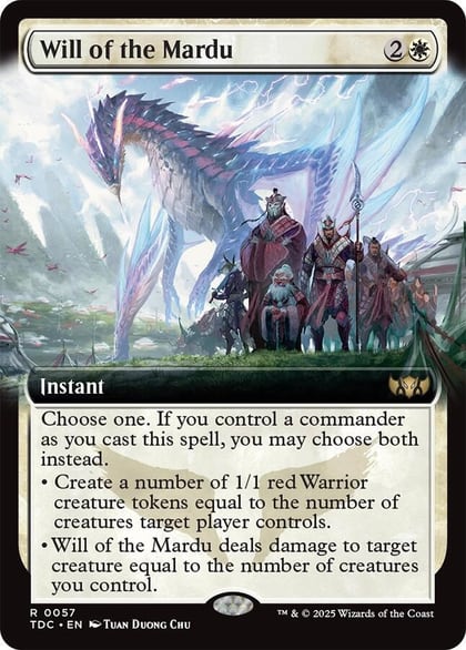 Will of the Mardu (Extended Art), Commander: Tarkir: Dragonstorm 57