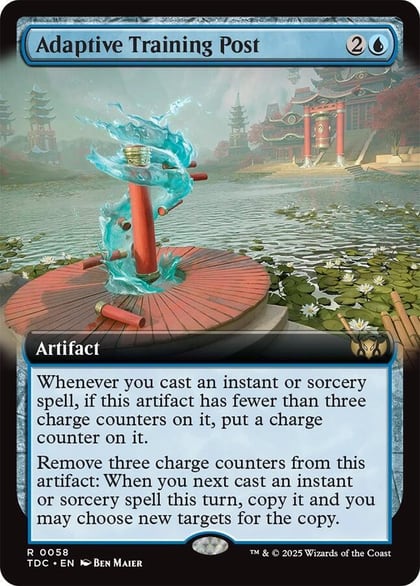 Adaptive Training Post (Extended Art), Commander: Tarkir: Dragonstorm 58