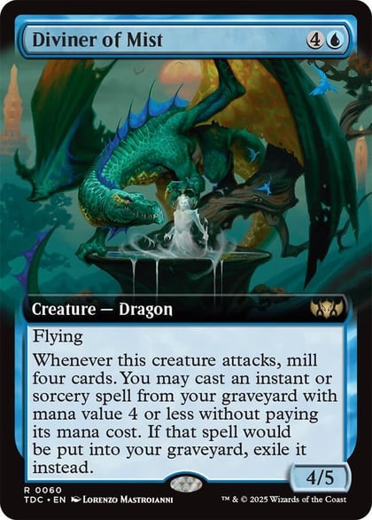 Diviner of Mist (Extended Art), Commander: Tarkir: Dragonstorm 60