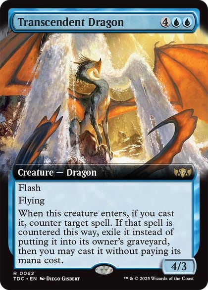 Transcendent Dragon (Extended Art), Commander: Tarkir: Dragonstorm 62