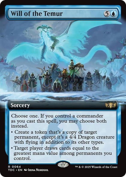 Will of the Temur (Extended Art), Commander: Tarkir: Dragonstorm 64