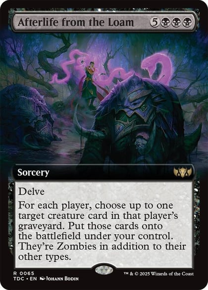 Afterlife from the Loam (Extended Art), Commander: Tarkir: Dragonstorm 65