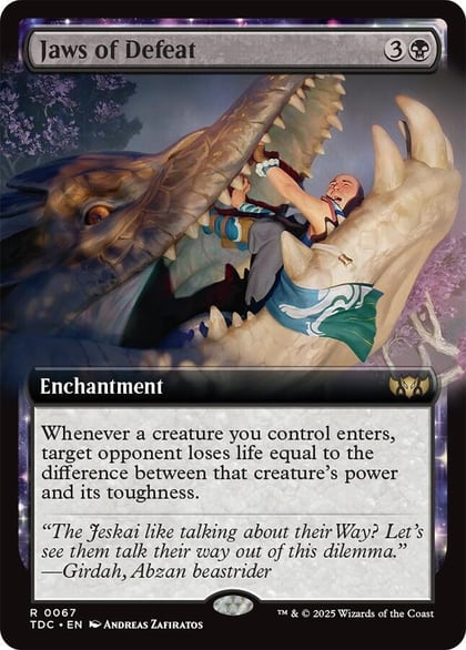 Jaws of Defeat (Extended Art), Commander: Tarkir: Dragonstorm 67