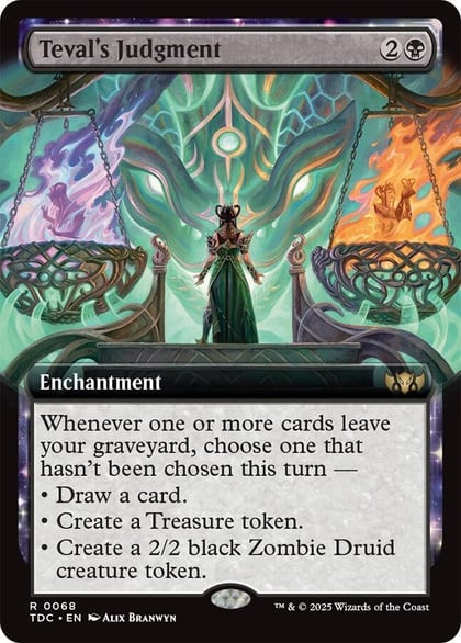 Teval's Judgment (Extended Art), Commander: Tarkir: Dragonstorm 68