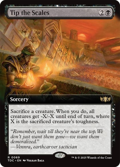 Tip the Scales (Extended Art), Commander: Tarkir: Dragonstorm 69