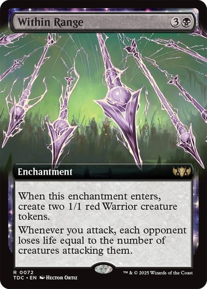 Within Range (Extended Art), Commander: Tarkir: Dragonstorm 72